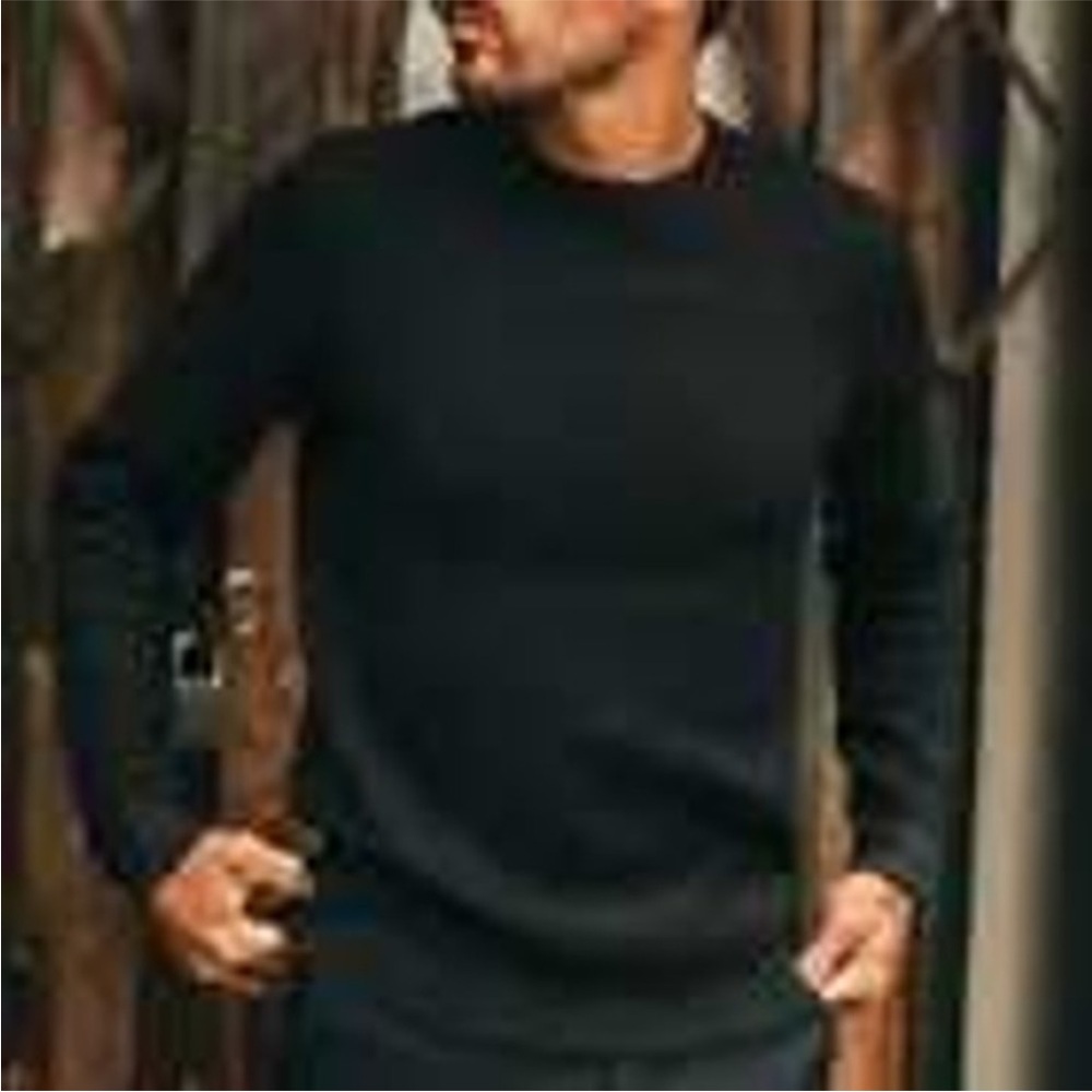 Taylor Stitch Black Crewneck Sweater - Men's